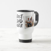 パパ史上2枚の写真を撮ったトレンディーの黒父の日 トラベルマグ (正面右)