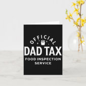 パパ名言 父の日 言葉 パパ税 食品検査官 カード (黄色い花)