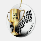 パパ名金ゴールドトロフィー#1パパ セラミックオーナメント (左)