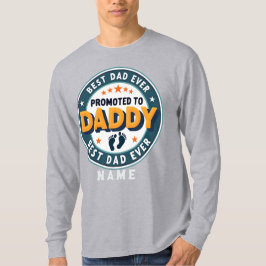 パパ向けのオーダーメイド 名前ギフト Tシャツ