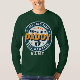 パパ向けのオーダーメイド 名前ギフト Tシャツ
