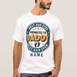 パパ向けのオーダーメイド 名前入りギフト Tシャツ