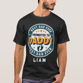 パパ向けのカスタム オーダーメイド 名前ギフト Tシャツ