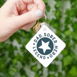 パパ地味な伝説スター汚れギフトファーザー キーホルダー