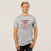 パパ大好きフォト トライブレンドTシャツ (正面全面)