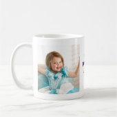 パパ大好き かわいいハートの子供の写真 コーヒーマグカップ (左)