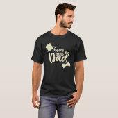 パパ大好き ブラック&ホワイト Tシャツ (正面フル)