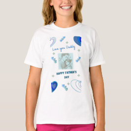 パパ大好き！父の日おめでとう Tシャツ