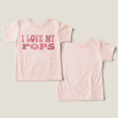 パパ大好きTシャツと、父の日幼児&子供用シャツ (デザイン正面&裏面)
