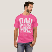 パパ夫テコンドレジェンド武術アーツ Tシャツ (正面フル)