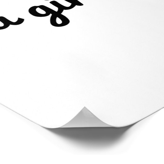 パパ女の子の最初の真の愛の父の日 ポスター (角)