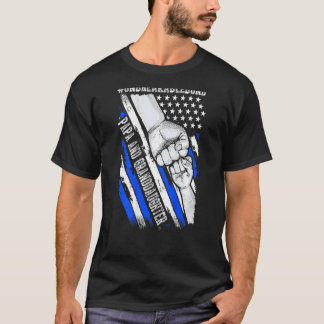 パパ孫娘Unbreakable Bond Usa国旗Patri Tシャツ