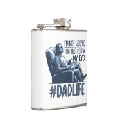 パパ安静眼おもしろい引用文プレゼント フラスク (右)