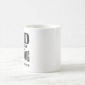 パパ完全な頭以外のすべてを持っている人 コーヒーマグカップ (中央)