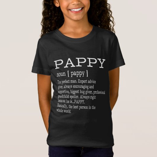 パパ定義おじいちゃん父の日の贈り物 – 男性 Tシャツ (正面)