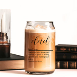 パパ定義ビール缶ガラス ガラス缶