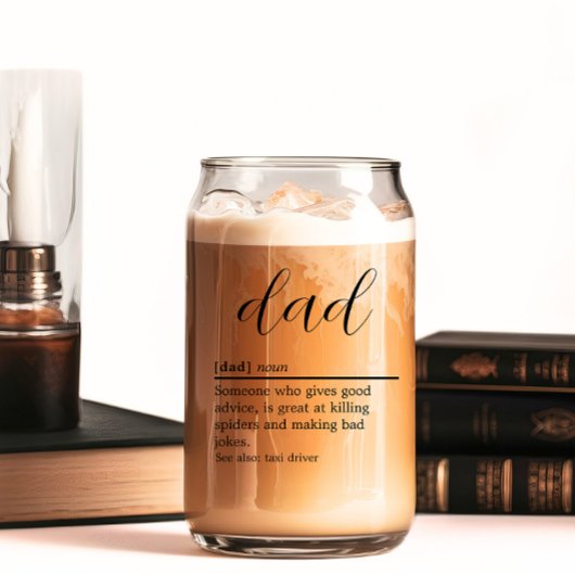 パパ定義ビール缶ガラス ガラス缶