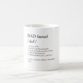 パパ定義フォトコラージュマグカップ – 父の日 コーヒーマグカップ (中央)