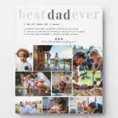 パパ定義 |フォトプラークパーソナライズされた8 フォトプラーク (正面)