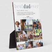 パパ定義 |フォトプラークパーソナライズされた8 フォトプラーク (側面)