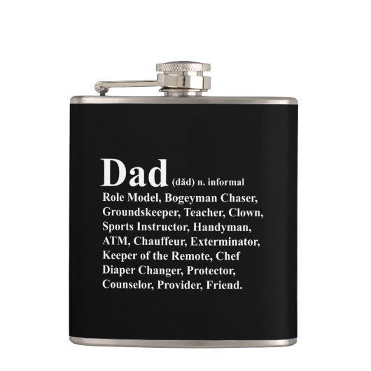 パパ定義 フラスク (正面)