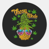 パパ対雑草園芸芝刈り父のD ラウンドシール (正面)