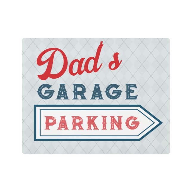 パパ専用駐車場看板 アート ギフト (正面)