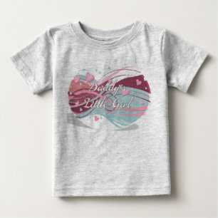 パパ小さな女の子004 ベビーTシャツ