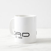 パパ就任お祝いギフト コーヒーマグカップ (正面左)
