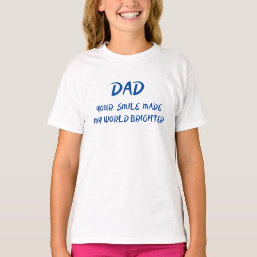 パパ引用文女子Tシャツ Tシャツ (正面)