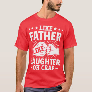 パパ引用文父の日のような父のように娘ああ Tシャツ