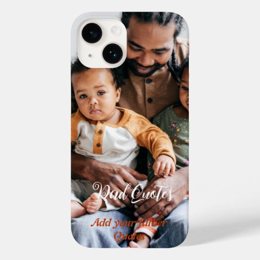 "パパ引用文" Case-Mate iPhoneケース (裏面)