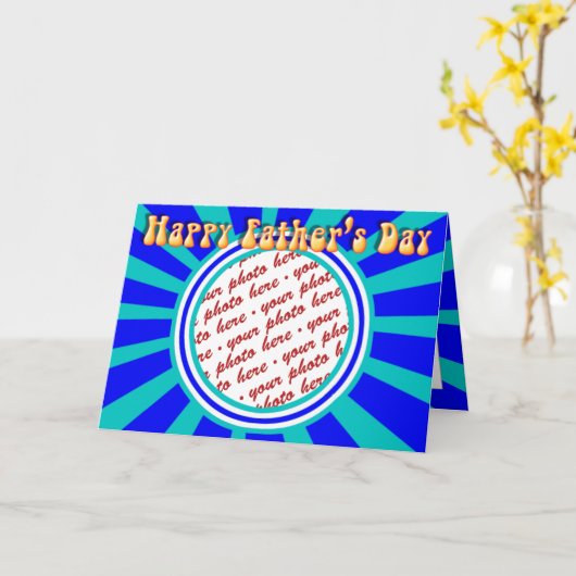 パパ恋しく思は「70s」? カード (黄色い花)