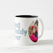 パパ愛してる1日目の幸せ。 ツートーンマグカップ (正面右)