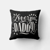 パパ愛してる! クッション (裏面)