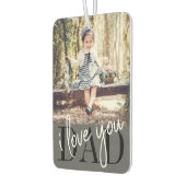 パパ愛する子どもの写真 カーエアーフレッシュナー (左)