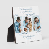 パパ愛の言葉3縦写真コラージプラーク フォトプラーク (正面)