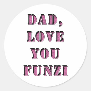 パパ愛YOU FUNZI 1 ラウンドシール