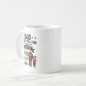 パパ感謝していはシャツだ コーヒーマグカップ (正面左)