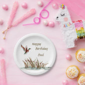 パパ感謝してい、カタールの上のマラード、メモリ ペーパープレート (パーティー)