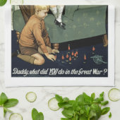 パパ戦争で何をし素晴らしたの? キッチンタオル (折り畳み)