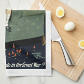 パパ戦争で何をし素晴らしたの? キッチンタオル (四つ折り)