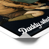 パパ戦争で何をし素晴らしたの？WWI ポスター (角)