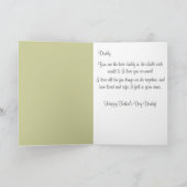 パパ持ちベビー父の日カードから子どもへ カード (内部)