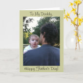 パパ持ちベビー父の日カードから子どもへ カード (黄色い花)