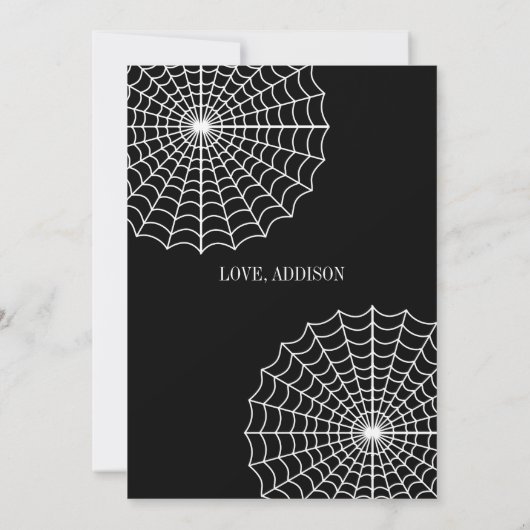 パパ捕獲スパイダーズ父の日誕生日カード カード (裏面)