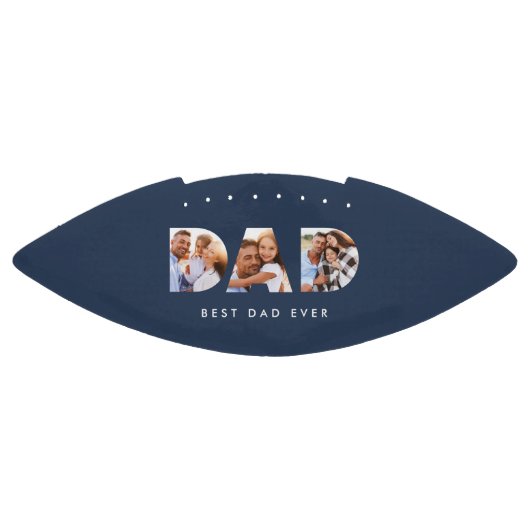 パパ数々のタイポグラフィネイビーモダンル アメリカンフットボール (パネル)