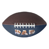 パパ数々のタイポグラフィネイビーモダンル アメリカンフットボール (正面)