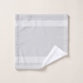 パパ文字オンライトシルバーグレーシェード バスタオルセット (ウォッシュタオル)