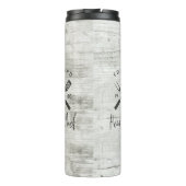 パパ料理長bbqグリルクリスマスの誕生日モダン タンブラー (裏面)